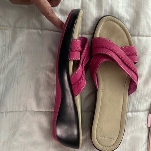 Lands End Wedge Sandals Women’s 8.5